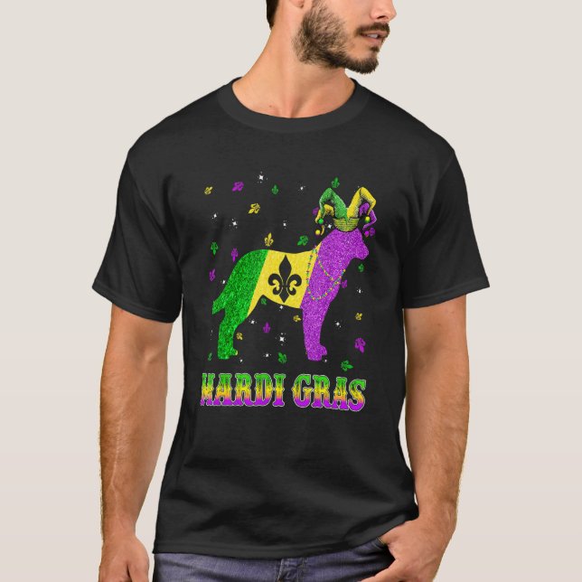 Australian Cattle Dog Mardi Gras Karnevaldoktorn B T Shirt (Framsida)