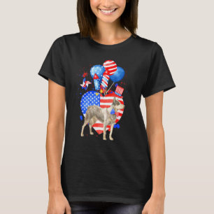 Australian Cattle Dog Merica 4:e Juli Amerikansk T Shirt