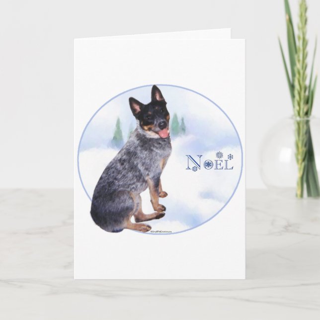 Australian Cattle Dog Noel Helgkort (Framsida)