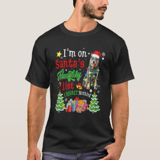 Australian Cattle Dog på Santas Naughty List Xma T Shirt