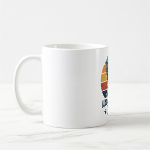 Australian Cattle Dog Pappa Vintage Solnedgång Skj Kaffemugg