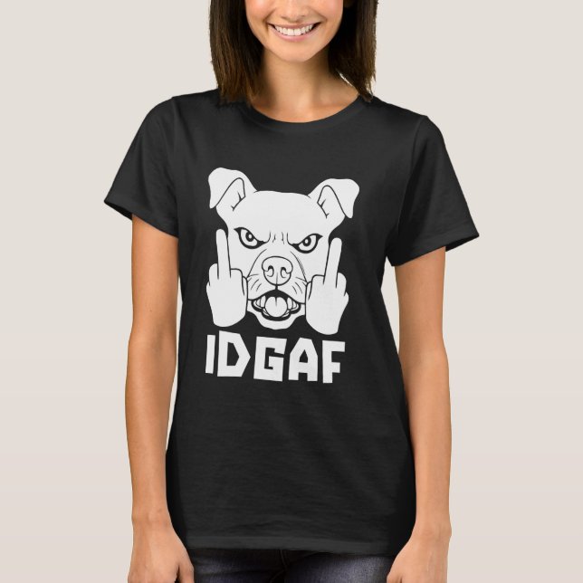 Australian Cattle Dog Ras - Husdjur Idgaf T Shirt (Framsida)