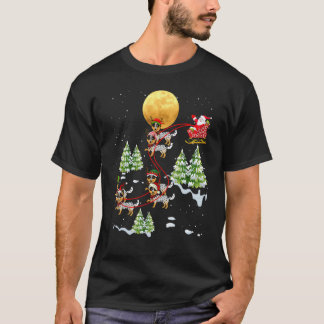 Australian Cattle Dog Ren Jul Ridande Tomte T Shirt