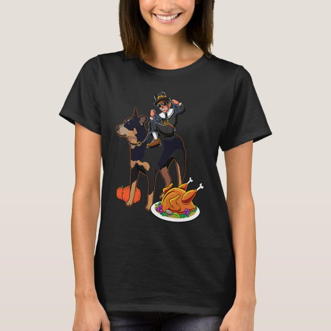 Australian Cattle Dog Röd Blue Heeler Pilgrim Än T Shirt (Framsida)