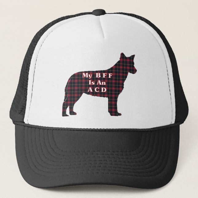 Australian Cattle Hund BFF Hat Truckerkeps (Framsida)