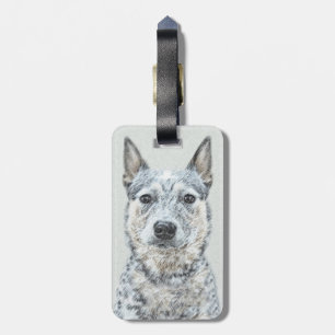 Australian Cattle Hund - Cute Original Hund Art Bagagebricka