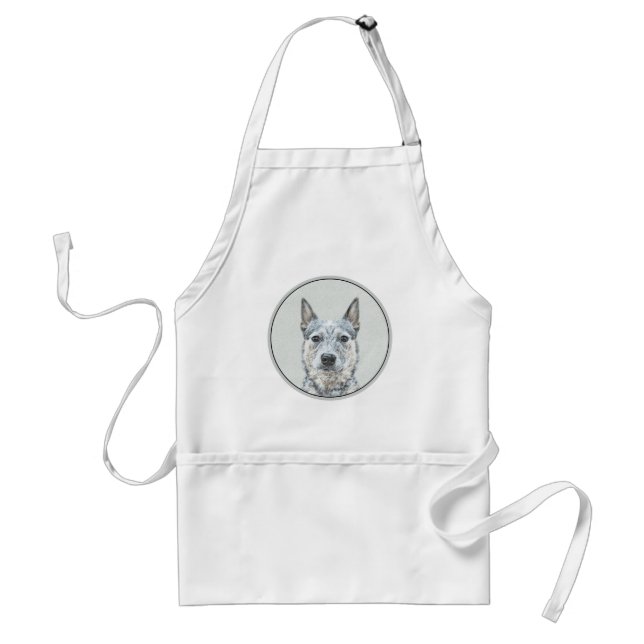 Australian Cattle Hund - Cute Original Hund Art Förkläde (Framsidan)