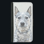 Australian Cattle Hund - Cute Original Hund Art Plånboksfodral För Samsung Galaxy S5<br><div class="desc">Australian Cattle Hund hund porträtt, originalmålning. Vi specialiserar oss på söt och rolig originalkonst. Köp den för dig själv eller som en underbar gåva till dina vänner i Australian Cattle-Hund. Var kreativ - klicka på CUSTOMIZE om du vill lägga till/ta bort/ändra text, ändra storlek på bild, ändra färg eller något...</div>