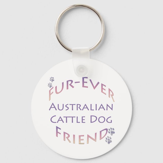 Australian Cattle Hund Furever Nyckelring (Framsida)