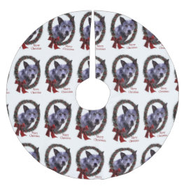 Australian Cattle Hund God jul Julgransmatta Borstad Polyester