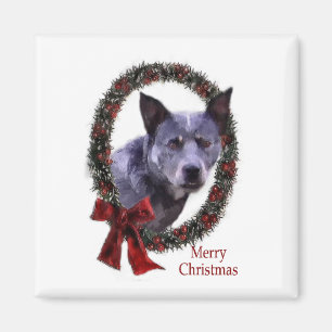 Australian Cattle Hund julgåvor Magnet