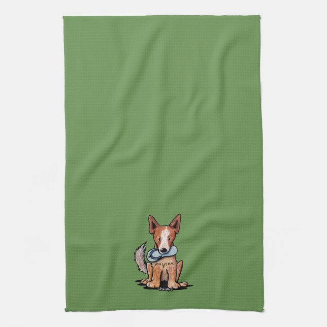 Australian Cattle Hund Kitchen Towel Kökshandduk (Vertikal)
