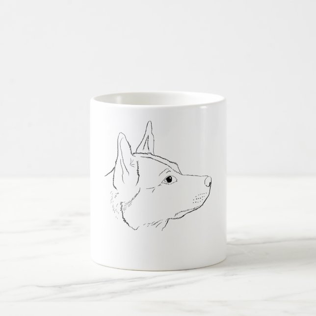 Australian Cattle Hund  | Konst. | Gift Idea Kaffemugg (Center)
