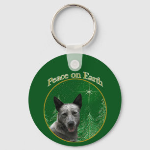 Australian Cattle Hund Peace Nyckelring