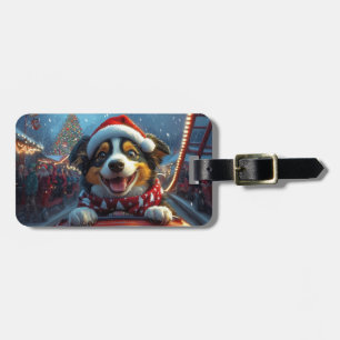 Australian Cattle Hund Roller Underlägg jul Bagagebricka