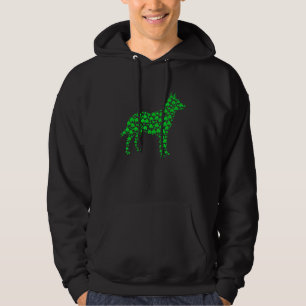 Australian Cattle Hund Shamrock St Patrick S Day P Hoodie