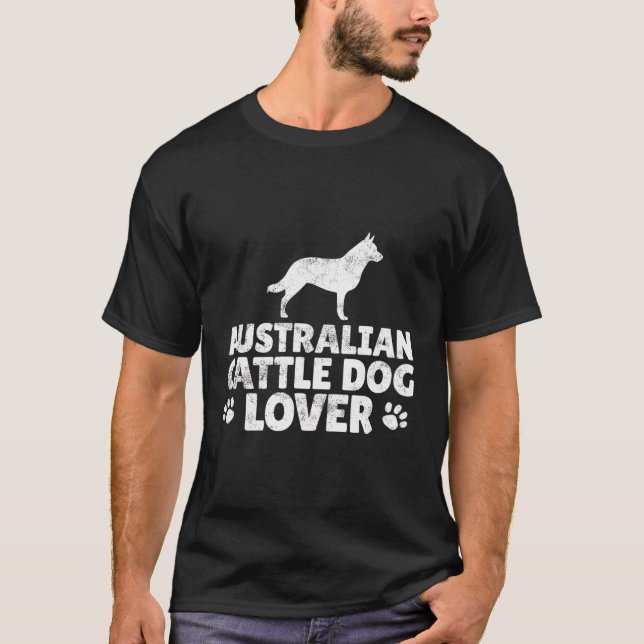 Australian Cattle Hund T Shirt (Framsida)