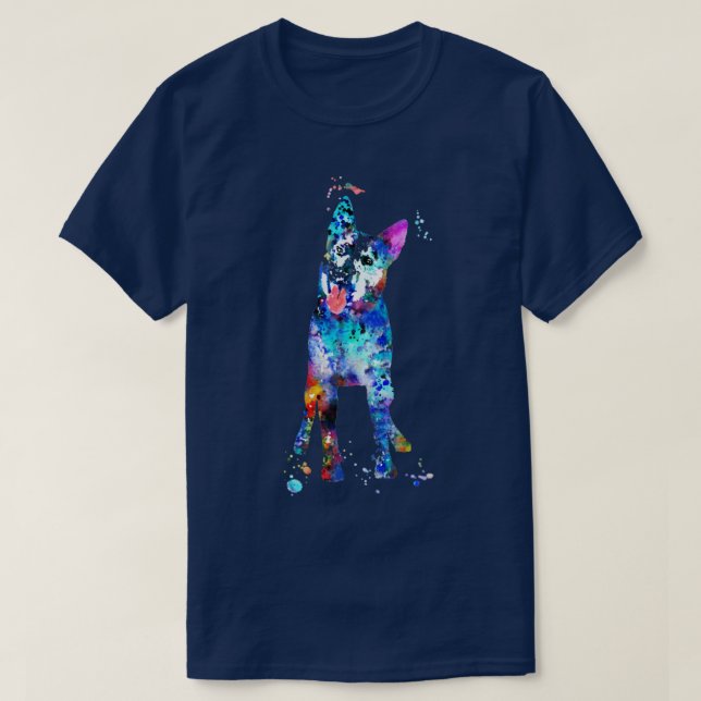 Australian Cattle Hund T Shirt (Design framsida)