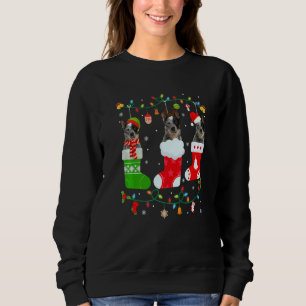 Australian Cattle Hund Tre julsockar Sweate T Shirt