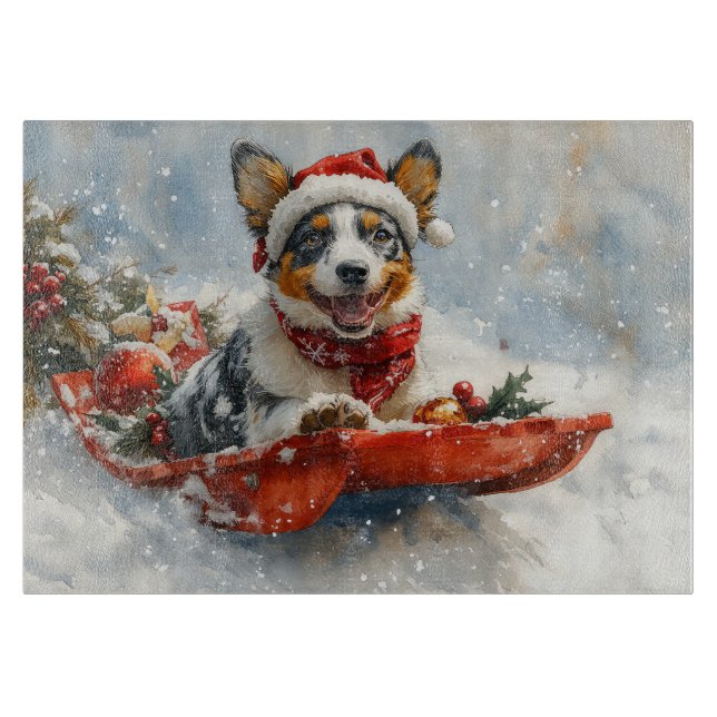 Australian Cattle i Sledge Låt det snöa jul (Framsidan)