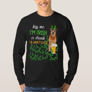 Australian Cattle Kiss Me I är Irish eller Drunk e T Shirt