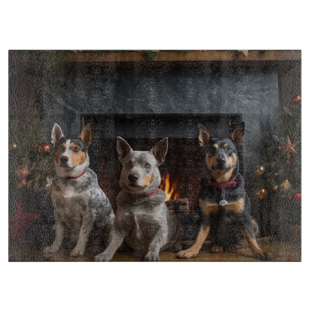 Australian Cattle vid julgranen (Framsidan)