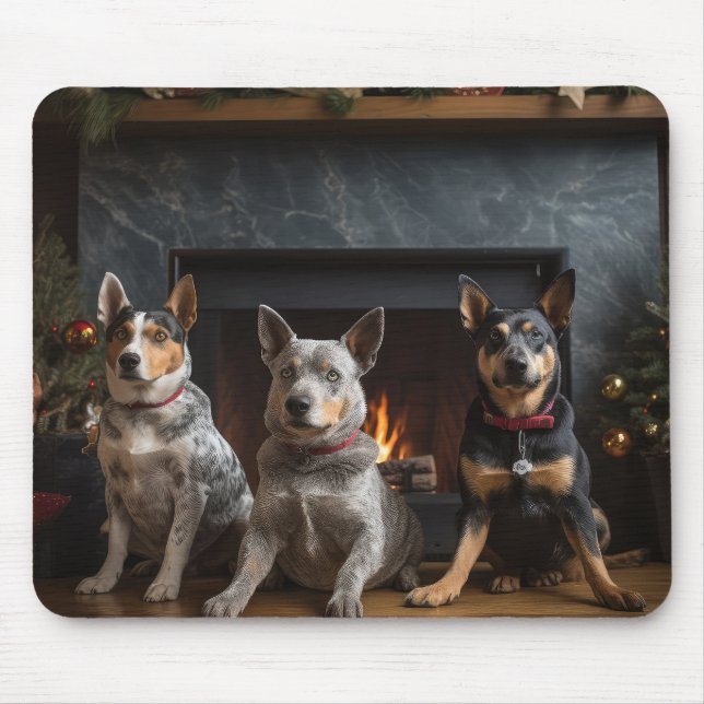 Australian Cattle vid julgranen Musmatta (Framsidan)