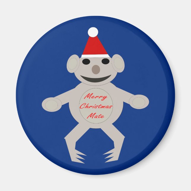 Australian Chrisytmas Koala Bear Magnet (Framsidan)