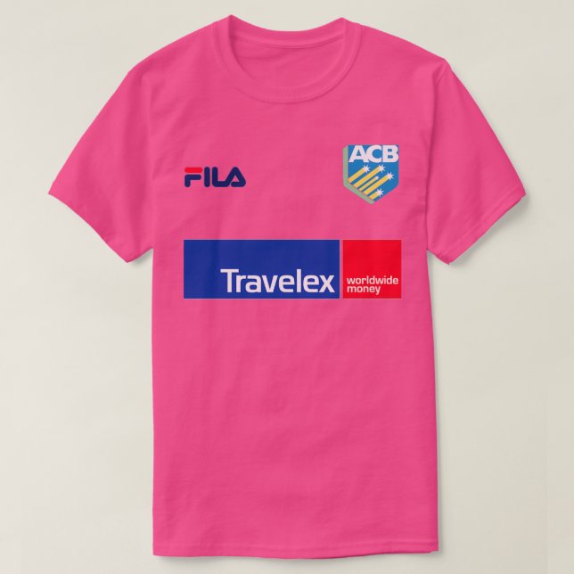 Australian Cricket Retro Training T Shirt (Design framsida)