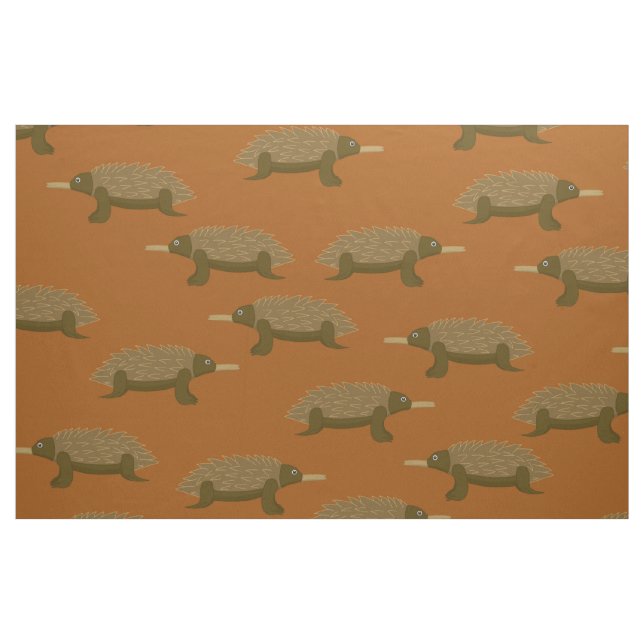 Australian Echidna Print Tyg (Fat Quarter)