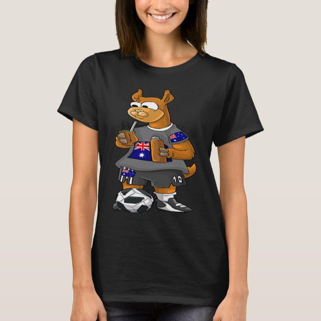 Australian Fan Lama T Shirt (Framsida)