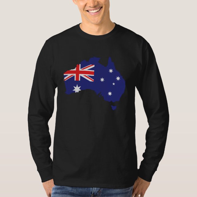 Australian Flag Men Women Kids T Shirt (Framsida)