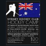 Australian Flagga, Hockey Player, Camp Advertising Reklamblad<br><div class="desc">Australian Flagga,  Hockey Player,  Camp Advertising Flyers by the Affärskort Store.</div>