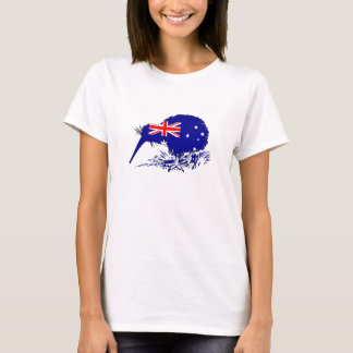 Australian Flagga - Kiwi Bird T-shirt