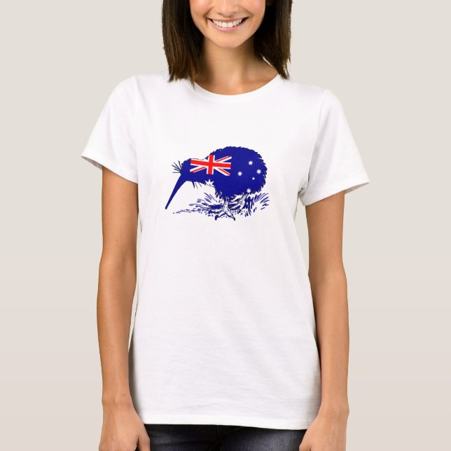 Australian Flagga - Kiwi Bird Tee (Framsida)