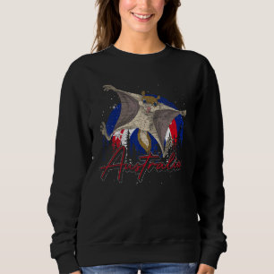 Australian Flagga Sugar Glider Aussie Animal Austr T Shirt