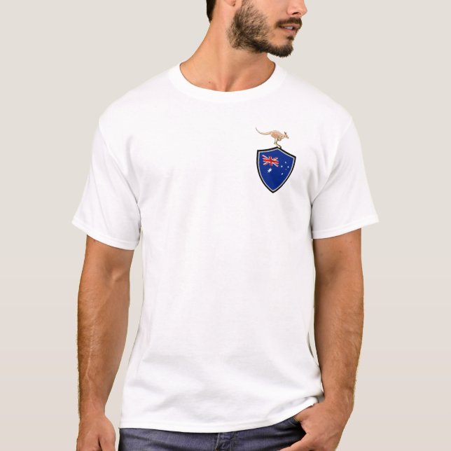 Australian flagga T-Shirt (Framsida)