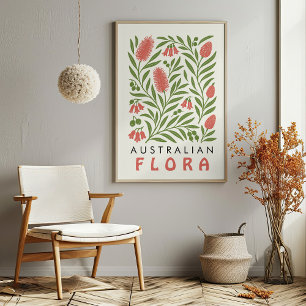 Australian Flora Botanical Art Print Ursprunglig Poster