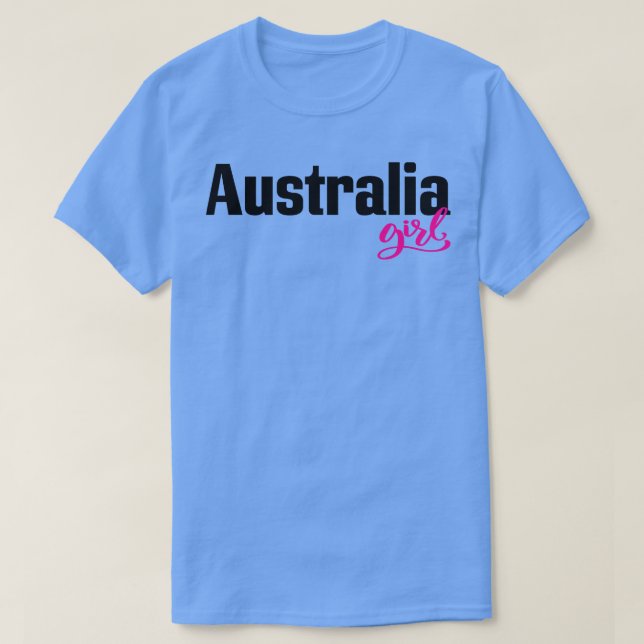 Australian Girl Australian T Shirt (Design framsida)