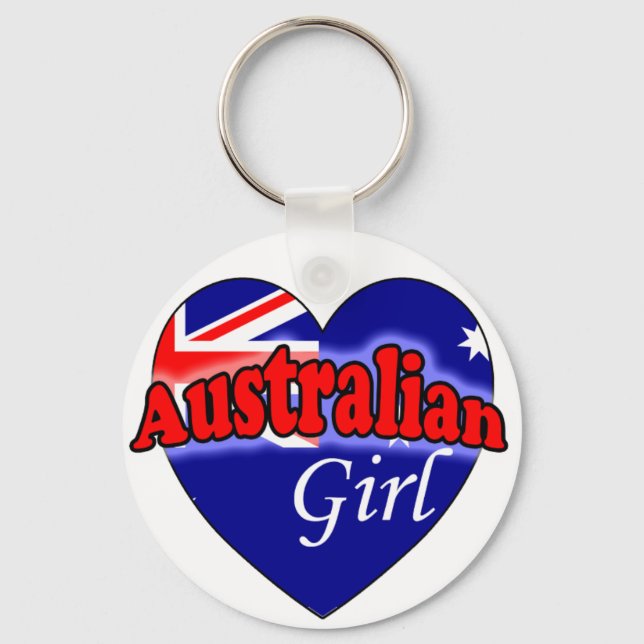 Australian Girl Nyckelring (Framsida)