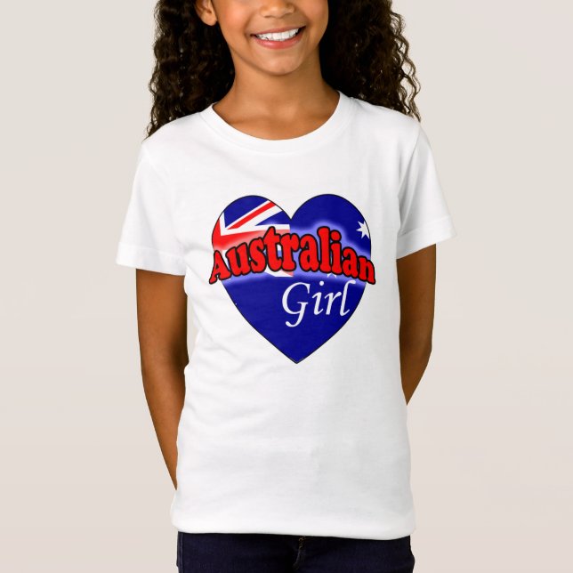 Australian Girl Tee Shirt (Framsida)