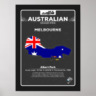 Australian GP-Poster Poster