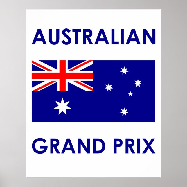Australian Grand Prix Poster (Framsidan)