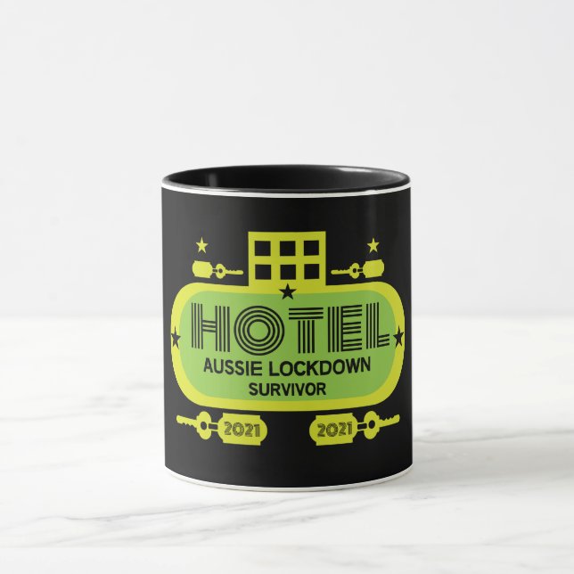 Australian Hotel Quarantine Gifts | Efterlevnad Mugg (Center)