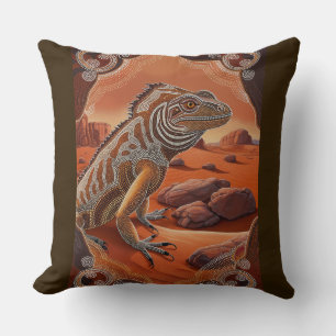 Australian Iguana Lizard Wildlife Scene Kudde