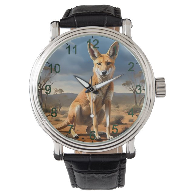 Australian Kangaringo (Kangaroo Dingo) Armbandsur (Framsida)