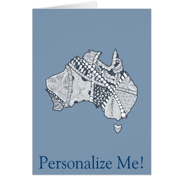 Australian Karta Art OBS Kort (Framsidan)