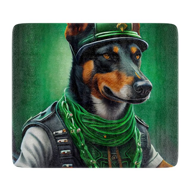 Australian Kelpie cykel St. Patrick's Day (Framsidan)
