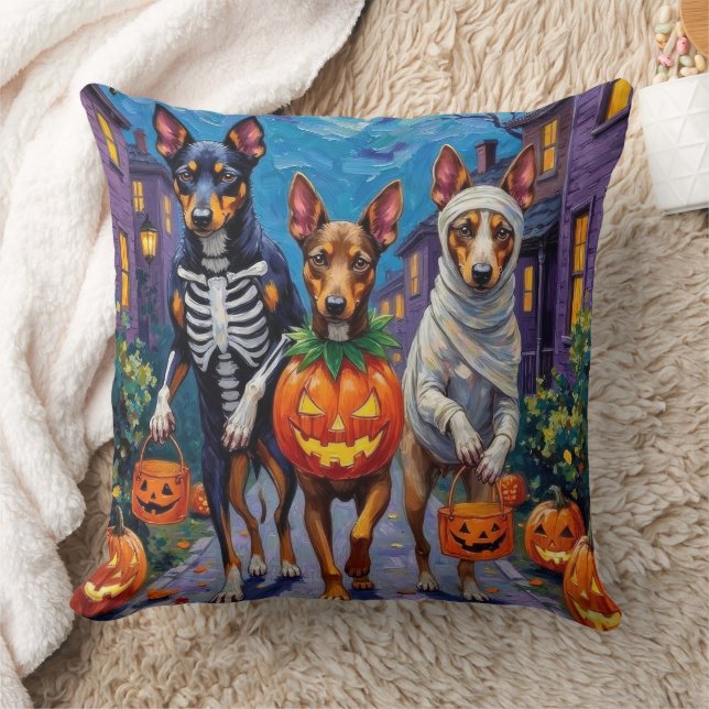 Australian Kelpie Halloween-sötsaksjakt  Kudde (Filt)