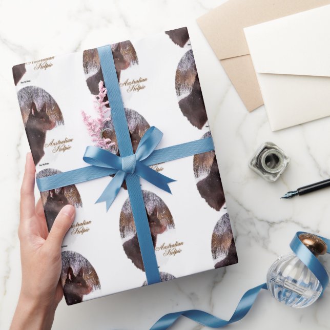 Australian Kelpie-Helgdag Presentpapper (Gifting)